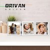 ORIVAN 5x5 Triple Picture Frame Hinged 3 Photos Folding Photo