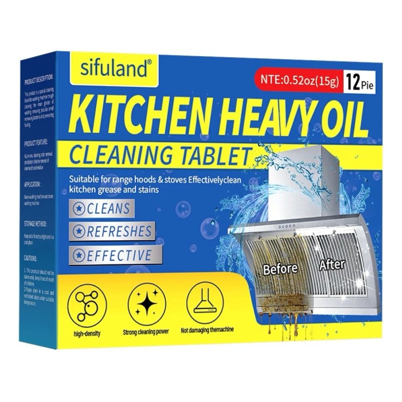 Tabletas Efervescentes Limpia Grasas Sin Dejar Residuos