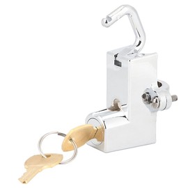 Motorbike Grip Lock Replacement, Motorcycle Helmet Lock, Motorcycle Helmet Lock 1-1/4 to 1-1/2 4232 Fit For Kuryakyn Cruiser (Plating Color)