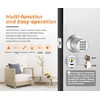 Buoan Electronic Keypad Door Knob, Smart Keyless Entry Door Knobs,