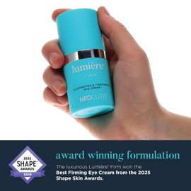 NEOCUTIS Lumiere Firm - Illuminating and Tightening, Anti-Aging Eye Cream - Brighten, Hydrate, and Soothe - for Dark Circles, Puffiness, and Wrinkle Prevention - Travel-Friendly - 15 ml / 0.5 fl oz