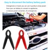LANMINGLEL Crocodile Clip to SAE Connector 14AWG Battery Crocodile Clip