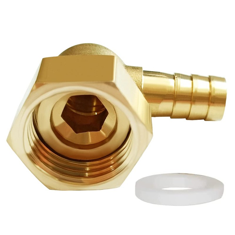 Joywayus 90 Degree Elbow Detachable Connector Fitting 5/16" Barb x