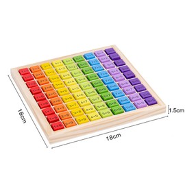 POOST Juguetes para Niño, Juguetes Didacticos para Niños con Múltiples Jugadas, Tablas de Multiplicar para Niños de Colores, Adecuado para Preescolar