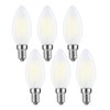 Lamsky E14 LED Bulb European Base 4W LED Chandelier Light