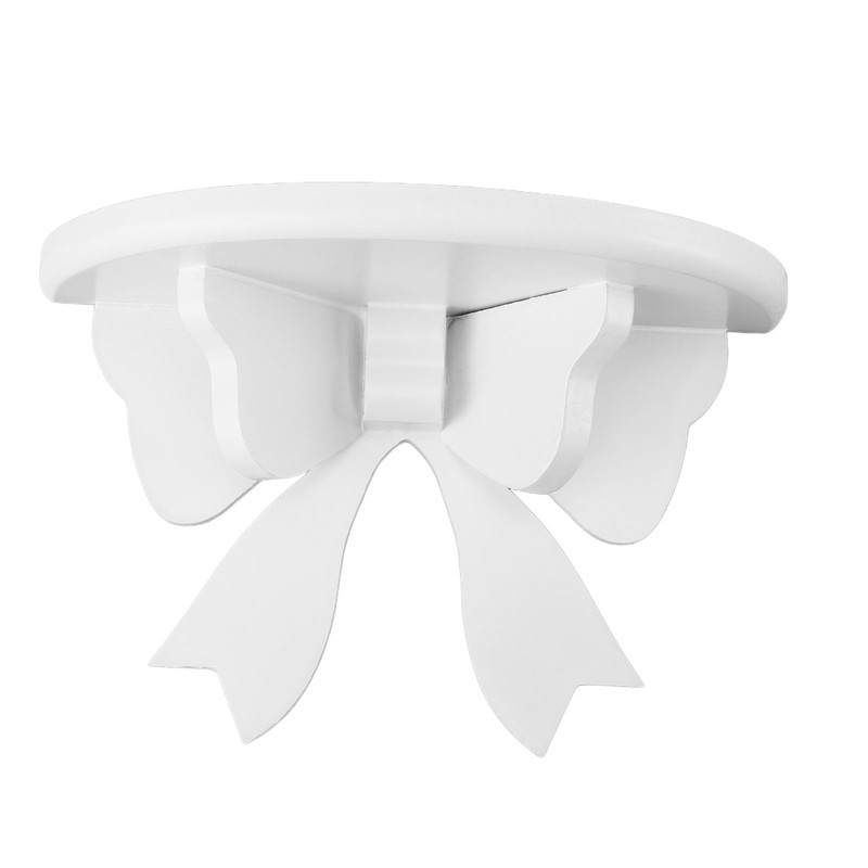 Wooden Bow Shelf Cute Bow Nordic Style Tie Shape Density