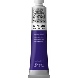 Winsor & Newton Winton Oil Color Paint, 200-ml Tube, Dioxazine Purple