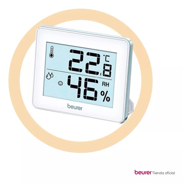 Beurer Termohigrómetro Digital Premium De 4 Parámetros Hm16 Beurer