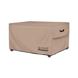 ULTCOVER Rectangular Gas Fire Pit Table Cover 43x22 inch Waterproof Heavy Duty Firepit Cover