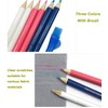 6Pcs Fabric Pencils Water Soluble Pen Tailor Mark Chalk with
