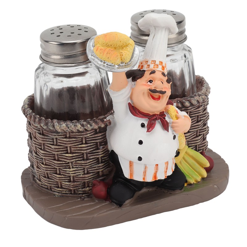 Chef Stature Holder Decorative Synthetic Resin Ingenious Vivid Chef Figurine