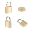 Fuaxat 10Pack Small Locks with Same Keys, 3/4" (20mm) Wide