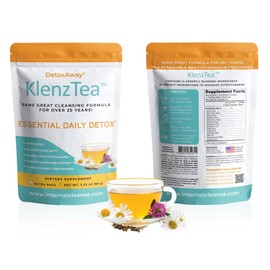 KlenzTea™ - DetoxAway® your Liver, Lymph, Colon & kidney with 14 Carefully-Selected Ingredients. (30 Tea Bags)