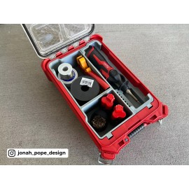 Jonah Pope Design Milwaukee Packout Insert for M12 Soldering Iron (Insert-only) - Safety Green