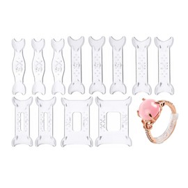 12PCS Invisible Tightener Ring Size Reducer Resizing Adjuster Pad Tools