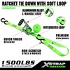XSTRAP STANDARD 1in x 14ft Ratchet Straps with Ergonomic Aluminium