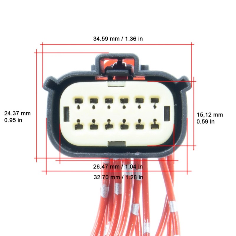 AvtoDonor Tail lights connector Jeep Gladiator. 2020-2024. 68338385AH