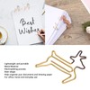 100pcs Shaped Paper Clips Deer Shape Metal Portable Office Clips