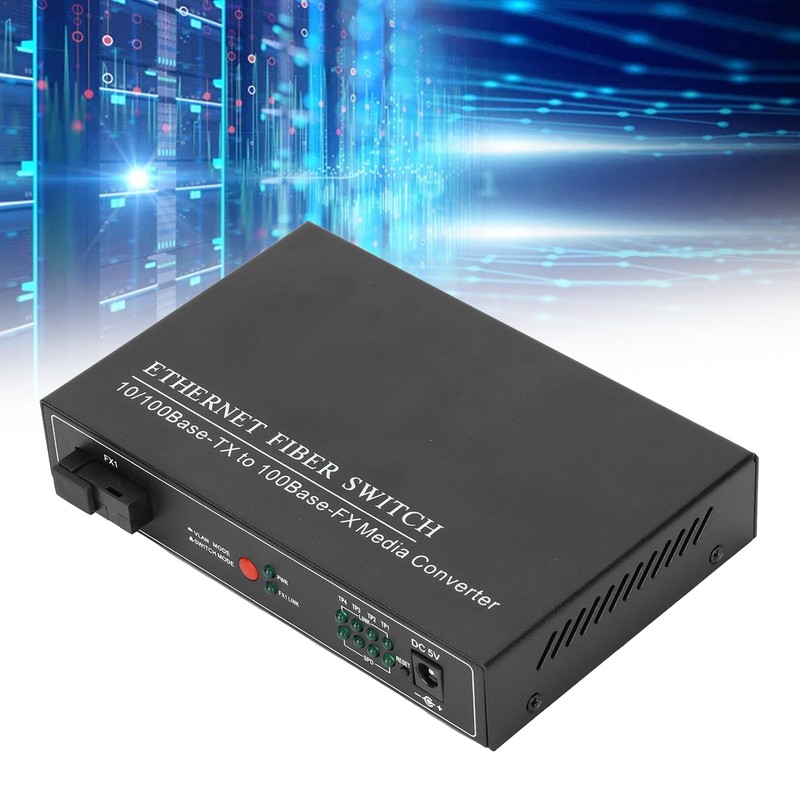 4 Ports Ethernet Fiber Switch TBCMC3414ES20A Plug Play Stable Sturdy