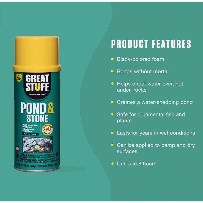 GREAT STUFF Pond & Stone Gap Filler | Insulating Foam