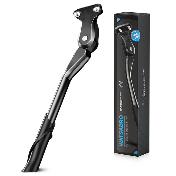WATSABRO Bicycle Stand, 24-29 Inches, Height-Adjustable Side Stand, 40 mm