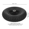 8in Wheelchair Tire PU Anti Skid Explosion Proof Strong Bearing
