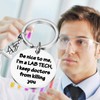 PLITI Lab Tech Gift Laboratory Technician Keychain Medical Technologist Gift