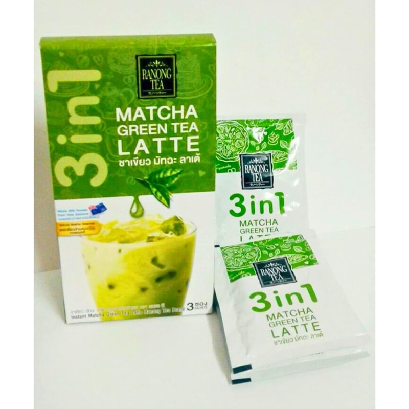 Ranong Tea 3 in 1 Latte Matcha Green Tea 7