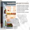 4 Pack MCR620965 Refrigerator Vegetable Tray Crisper Drawer Wheel Mount