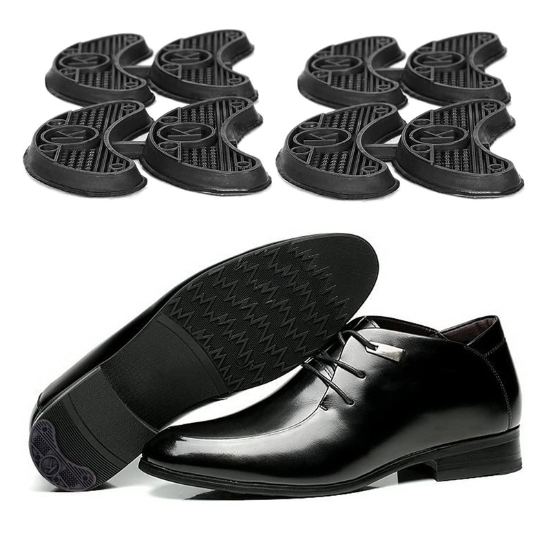 GOETOR Heel Plates 30 PCS Rubber Shoes Heel Taps Tips