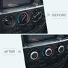 JDMCAR AC Heater Blower Fan Control Switch Knob Compatible with