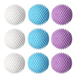Pack of 9 Washing Balls, Reusable Washing Ball for Washing Machine, Dryer Balls, Laundry Dryer Ball, Dryer Balls, Washing Ball for Fluffy Laundry