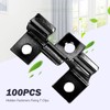 100Pcs Composite Decking Clips, Stainless Steel Fastener Board Clip Composite