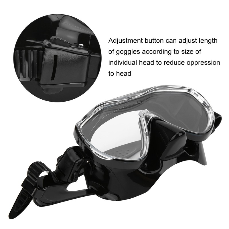 Adult Diving Goggles Face Shield Glasses Silicone Professional Snorkeling EquipmentsMK‑101