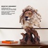 Resin Craftwork Craft Animal Sculptures Decorative Ornament Home Office DecorationLion