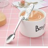 LATRAT Set of 4 Mermaid Coffee Spoons, Stainless Steel Spoons,