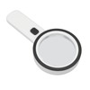 30X Handheld Large Magnifying Glass UV Banknote Inspection Magnifying Glass