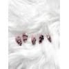 Gyaru Hopi Nail Tips - Coffin / 갸루 호피 네일팁
