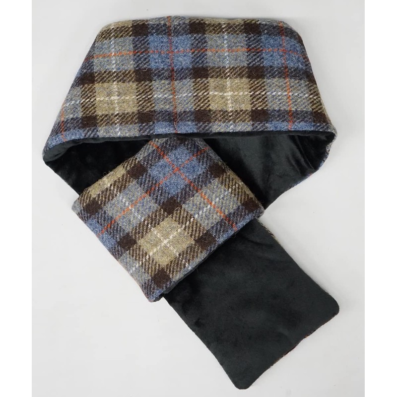Sleeping Sheep Harris Tweed Short Scarf, Padded, Unisex, Easy to