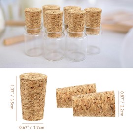 25 Pack Natural Soft Wood Corks Wine Bottle Stopper Tapered Cork Plugs Replacement Corks for Wine Making Craft