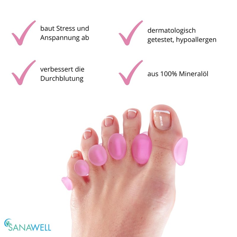 MEDOSAN Toe Separators, Set of 2 | For Daily Foot
