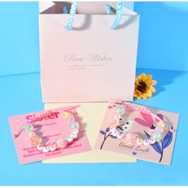 Jycycem Big Sister Little Sister Bracelets Set for 2 Big Sis Lil Sis BFF Sweet Jewelry Gifts Twins Daughters