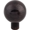 Barrington Brookline Round Knob Finish: Flat Black