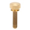 50Pcs Flat Knurled Thumb Screw Wring Round Head Pure Copper