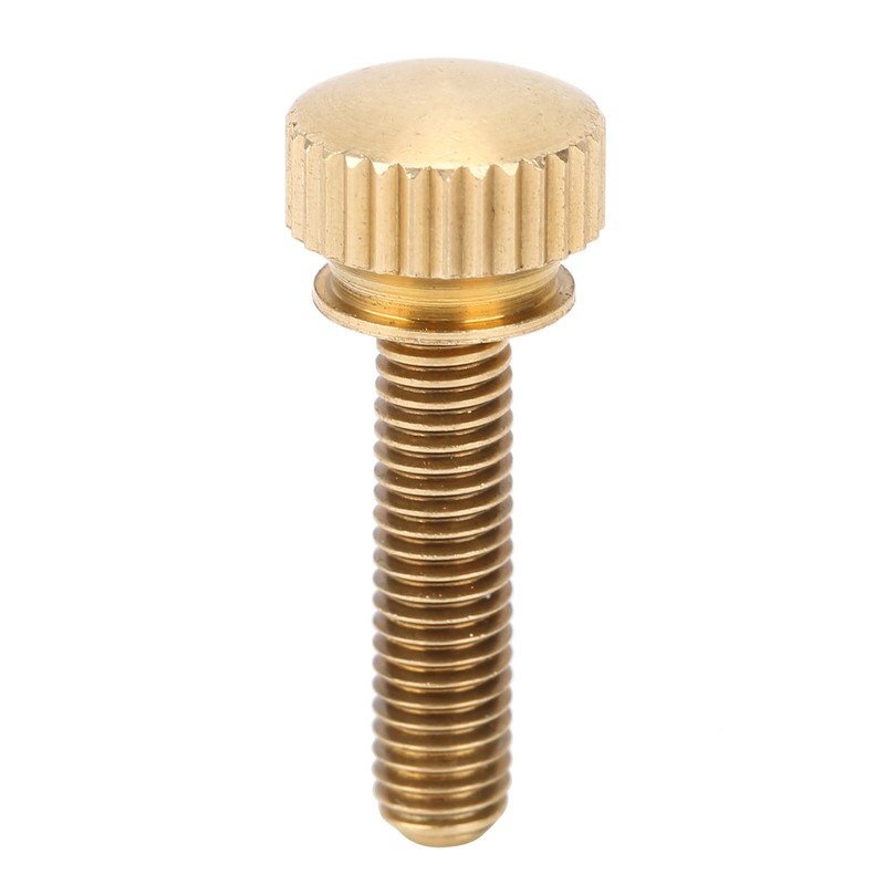 50Pcs Flat Knurled Thumb Screw Wring Round Head Pure Copper