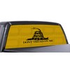 FGD Brand Truck Rear Window Dont Tread On Me Gadsden