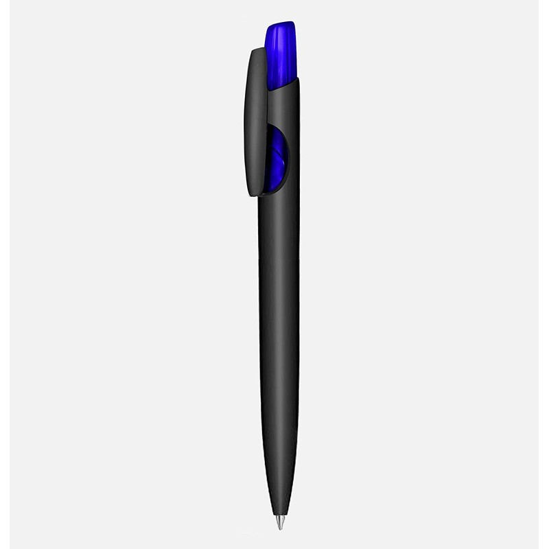 DataSafe Retractable Clicky Ballpoint Writing Pens, Black Casing, Medium Point