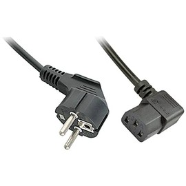 LINDY 30309 5 m CEE7/7 IEC 320 Black Power Cable – Power cables (Black, Male/Female, 5 M, CEE7/7, IEC 320, Straight)