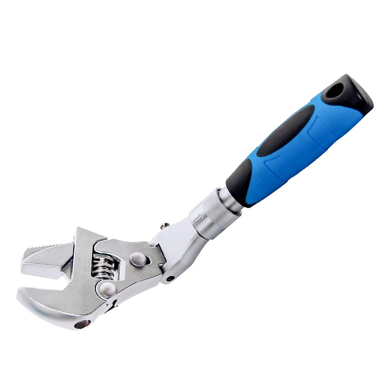 Flexhead Adjustable Wrench 10 to 12in Ratcheting Spanner with Retractable
