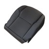 NLQR Black Front Passenger Side Bottom Microfiber Leather Seat Cover